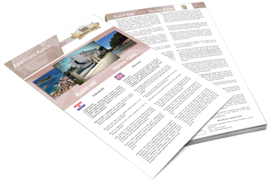 Prilikom rezervacije i iznajmljivanja apartman prihvaćate sljedeće uvijete.