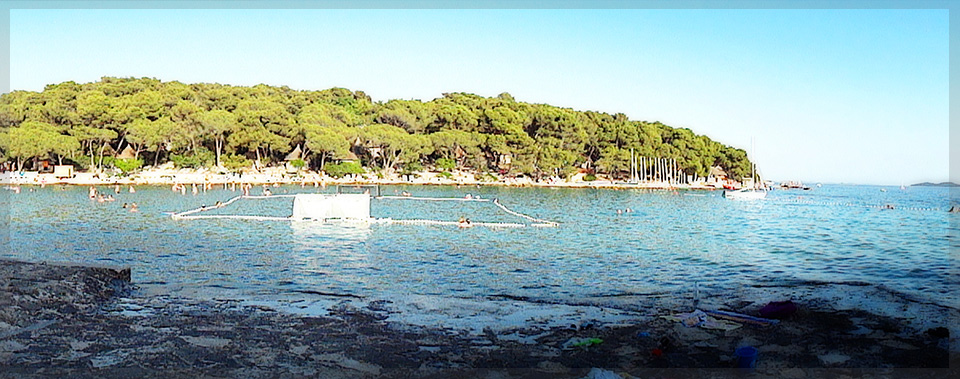 Sea with a very beautiful view to the sea and Sunny Beach Resort.